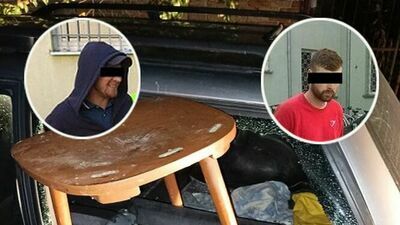 Wpadli na chwilę do znajomego. Na koniec taboret poleciał w okno samochodu