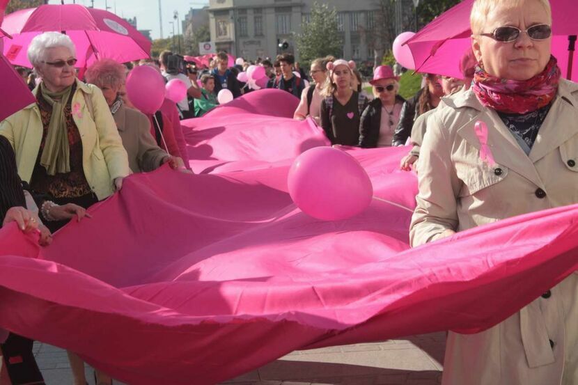 Marsz Różowej Wstążki w Lublinie