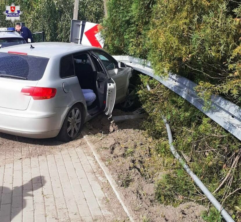 Kierujący audi nie zatrzymał się do kontroli tylko zaczął uciekać