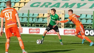 Damian Gąska zaliczył w Niecieczy gola i asystę

