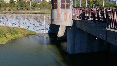 Kilka dni temu poziom wody przy elektrowni był równie wysoki, co przed miesiącem