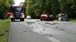 Wypadek na Żyrzyńskiej. Droga w stronę węzła na S12 zablokowana