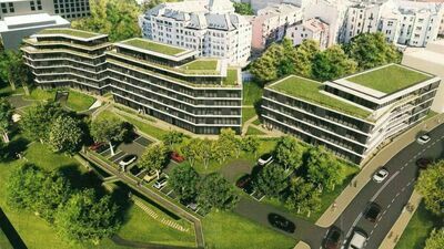 Trzy bloki miałyby powstać między al. Solidarności a skarpą, na której stoją zabudowania ul. Niecałej. Jeden z budynków ma stać wzdłuż ul. Dolnej 3 Maja.