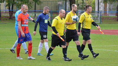 Kapitan Ruchu Izbica Michał Gałka ustrzelił w tym sezonie już trzeciego hat-tricka
