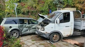 Wjechał w wywrotkę. 21-latek z Lublina nie powinien prowadzić auta