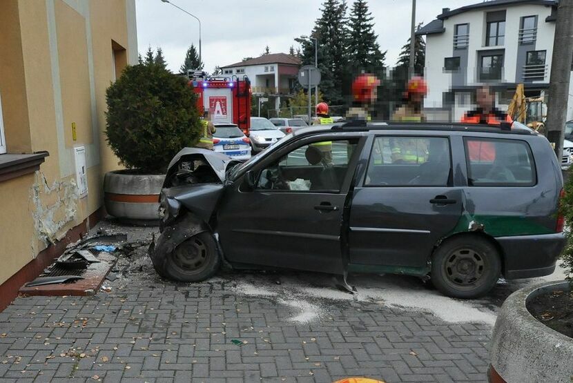 Wypadek przy ulicy Brzeskiej w Białej Podlaskiej