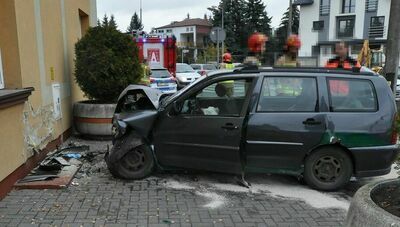 Wypadek przy ulicy Brzeskiej w Białej Podlaskiej