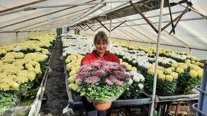 Pani Agata Folusz wspólnie z mężem prowadzi gospodarstwo w Płouszowicach. Przedsiębiorcy zwracają uwagę na wysokie koszty opału niezbędnego do ogrzewania szklarni