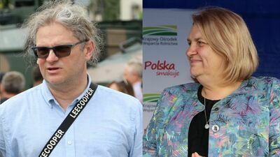 Dotychczasową starostę Ewę Zybałę (z prawej) w poniedziałek zastąpił Tomasz Marzęda