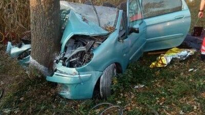 Śmiertelny wypadek niedaleko Łęcznej. Prowadził zięć, zginęła teściowa