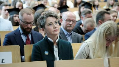 Anna Dąbrowska, prezeska stowarzyszenia Homo Faber wygłosiła wykład inauguracyjny pt. „Nowi mieszkańcy”