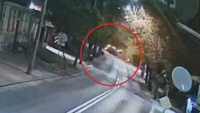 Roztrzaskał się na drzewie i dachował. Zwalił winę na psa, ale wszystko zarejestrowała kamera