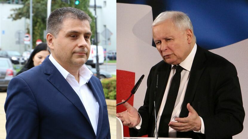 Paweł Maj może spać spokojnie. Prezes Kaczyński nie mówił poważnie o jego siłowym wyprowadzeniu z gabinetu