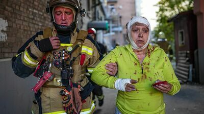 Poniedziałkowy atak rakietowy na Kijów