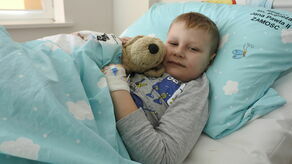 Dzisiaj już czuję się dobrze – zapewnia Fabian, jeden z dwójki pierwszych pacjentów zamojskiej pediatrii