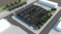 Wiata zadaszeniowa targowiska