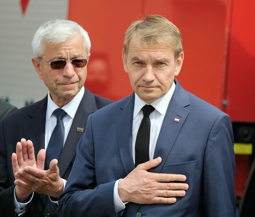 Z prawej - Jerzy Bielecki