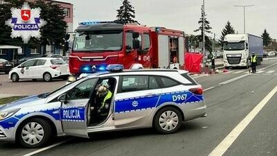 Potrącenie rowerzystki w Łukowie. Kobieta zmarła