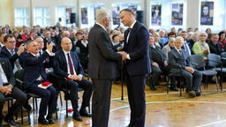 Prezydent Andrzej Duda był głównym gościem uroczystości w Skierbieszowie