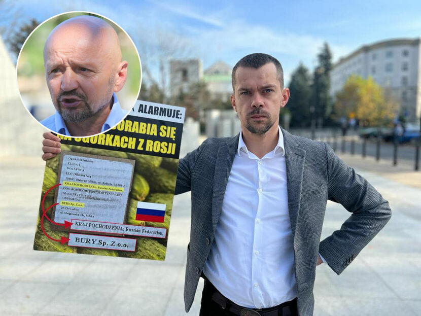 Według Kołodziejczaka import rosyjskich ogórków przez firmę senatora Jacka Burego jest „wyjątkowym skandalem i niedotrzymaniem umowy, przede wszystkim społecznej, między ludźmi i politykami”. 