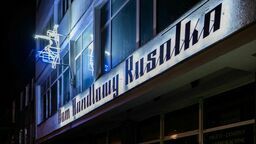 Neon na domu handlowym Rusałka zabłysnął w maju 2018 roku