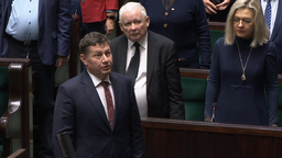 Leszek Kowalczyk w trakcie ślubowania