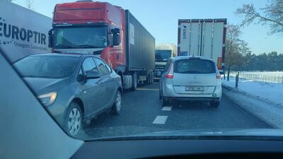Utrudnienia na trasie Biała Podlaska–Terespol