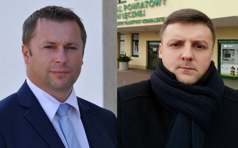 Grzegorz Kuczyński (z prawej) zapewnia, że posiada odpowiednie kwalifikacje do zasiadania w radzie nadzorczej komunalnego przedsiębiorstwa. Burmistrz Włodarski (na zdj.) swój wybór nazywa oczywistym