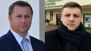 Grzegorz Kuczyński (z prawej) zapewnia, że posiada odpowiednie kwalifikacje do zasiadania w radzie nadzorczej komunalnego przedsiębiorstwa. Burmistrz Włodarski (na zdj.) swój wybór nazywa oczywistym