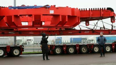 Listopadowy przejazd maszyny TBM