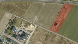 Na tej działce (zaznaczonej na czerwono) przy krajowej „dwójce” ma powstać nowa parafia