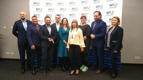 Zarząd FIT w komplecie ze swoją nową przewodniczącą Joanną Liberadzką-Duras z Zamościa (w centrum).