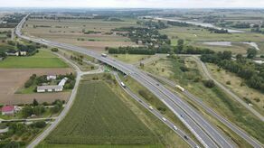 Węzeł Piaski Wschód, na którym połączą się drogi S12 i S17