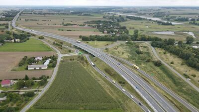 Węzeł Piaski Wschód, na którym połączą się drogi S12 i S17