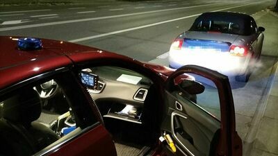 Nocna akcja policji w Lublinie. Mandaty nawet za zbyt głośny wydech