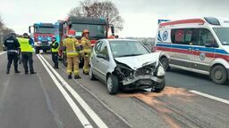 Zderzenie między Piaskami a Krasnymstawem