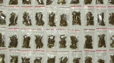 Efekt policyjnej interwencji: marihuana stanęła mu w gardle