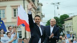 Rafał Trzaskowski i Krzysztof Żuk