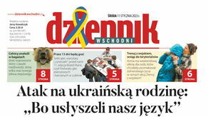 Pierwsza strona Dziennika Wschodniego z dnia 11 stycznia 2023 r.
