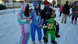 Chełmscy wolontariusze podczas jednego z ostatnich finałów Wielkiej Orkiestry Świątecznej Pomocy