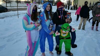 Chełmscy wolontariusze podczas jednego z ostatnich finałów Wielkiej Orkiestry Świątecznej Pomocy