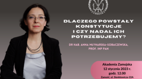 Po co nam konstytucja? Wykład otwarty w Akademii Zamojskiej