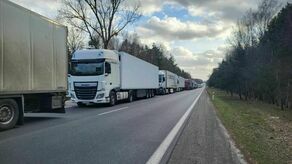 Prawie trzy doby oczekiwania w 50-kilometrowej kolejce do Koroszczyna 