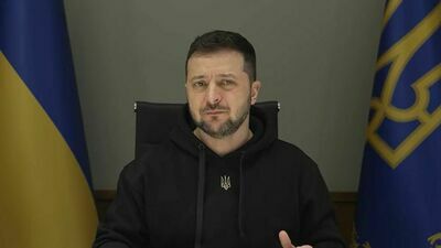 Wołodymyr Zełenski, prezydent Ukrainy