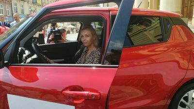 Pani Beata wygrała w miejskiej loterii podatkowej w 2022 roku