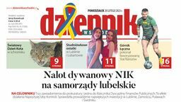 Pierwsza strona Dziennika Wschodniego z 20 lutego 2023 r. 