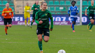 Klaudia Fabova zdobyła w meczy z Bielawianką dwie bramki

