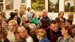 Wernisaż wystawy Hanny Wiącek w Łukowskim Ośrodku Kultury