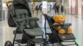 Wózki, które rodzice wybierając się na zakupy mogą wypożyczyć, są dwa