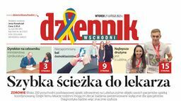 Pierwsza strona Dziennika Wschodniego z 21 lutego 2023 r. 